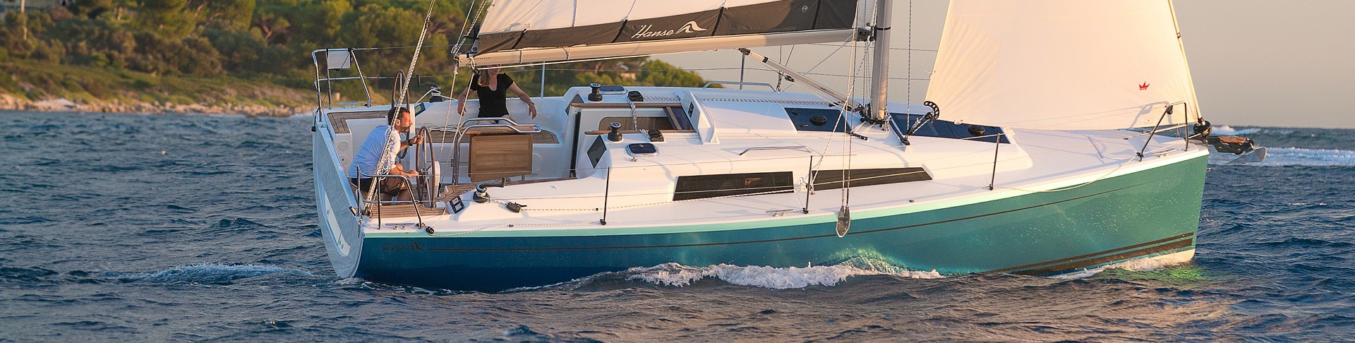 The Hanse 315 is responsive and a delight to sail